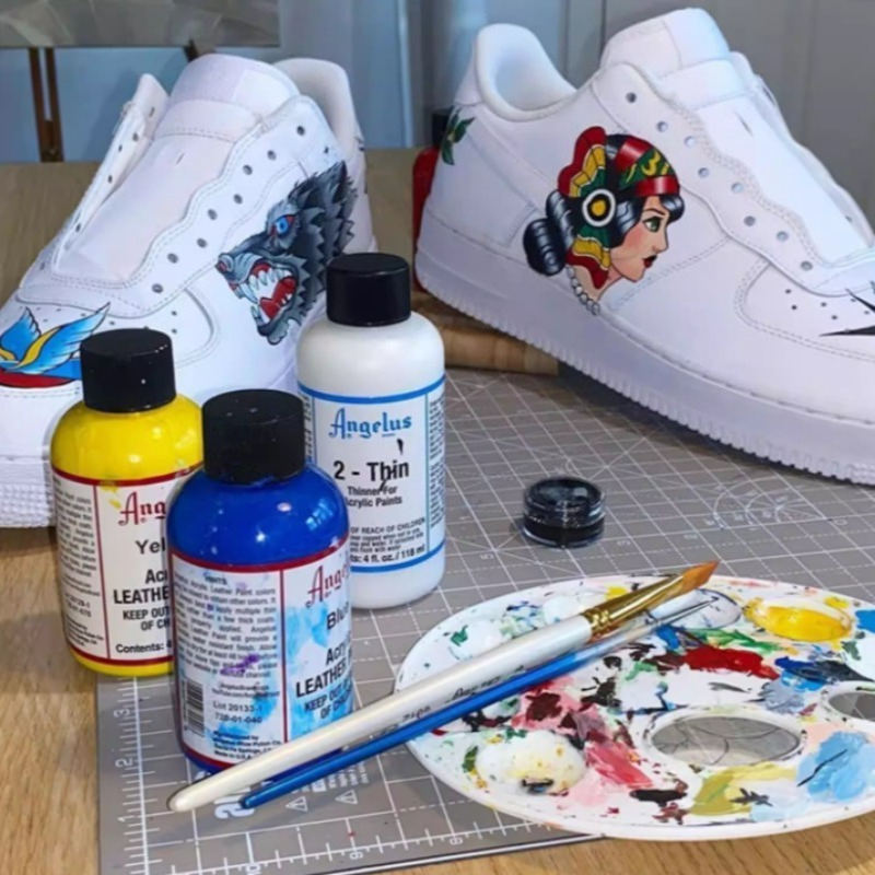 Leather Dye Finish - 118ML Sneaker Kleurveranderende Acrylverf Lederen Schoenentas/metaal/plastic/denim