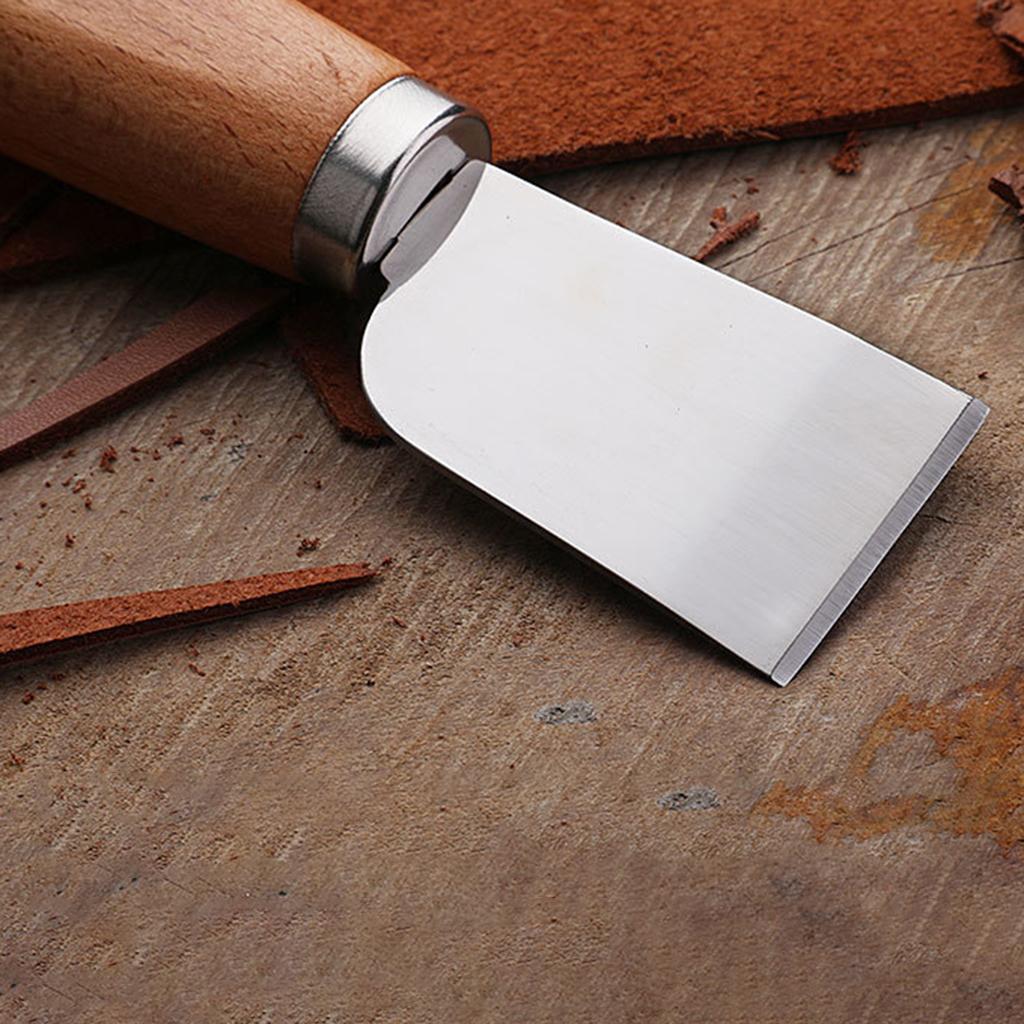 Swivel Knife Tool - Draaibaar mes met ijzeren houten handvat,
