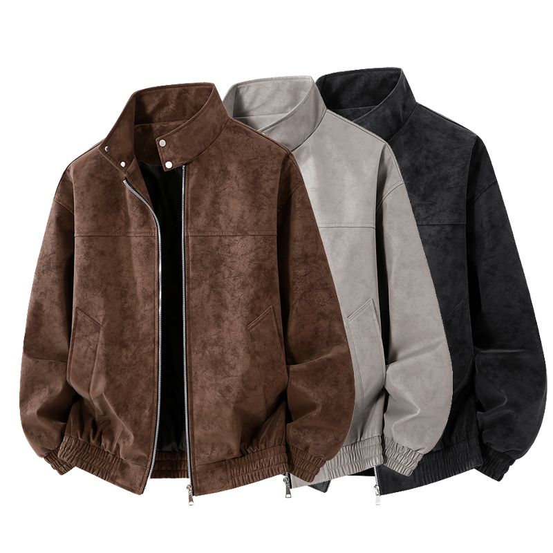 Leather Work Jacket - Lente Herfst Winter Hot-sale Tie-dye Herenjas