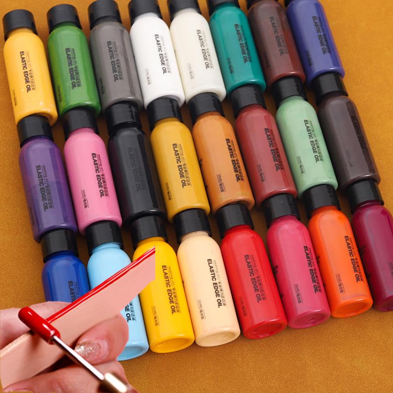 Leather Dye Finish - 24 Kleuren 30Ml Lederen Rand Verf