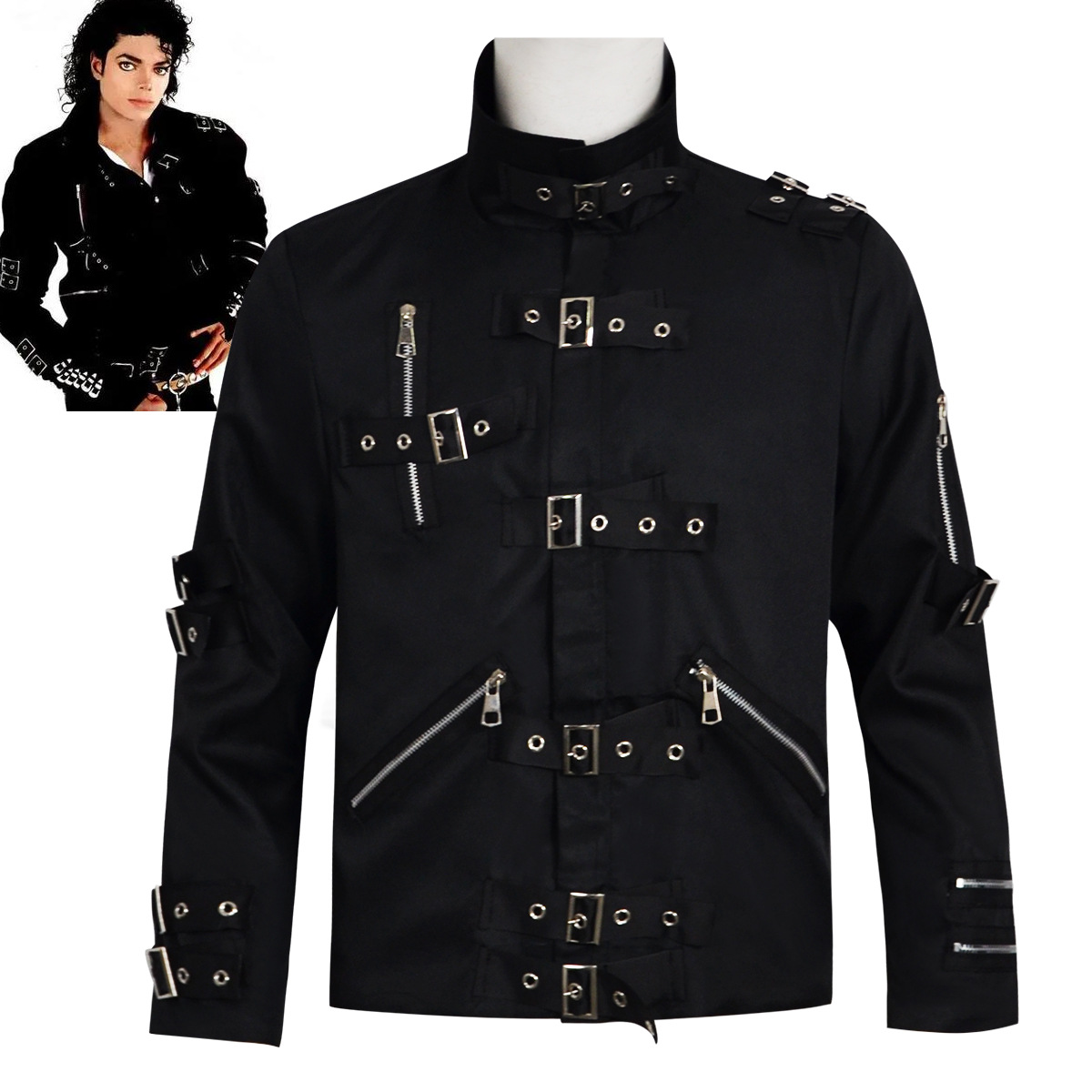 Leather Work Jacket - Punk Heavy Metal V8 leren jack