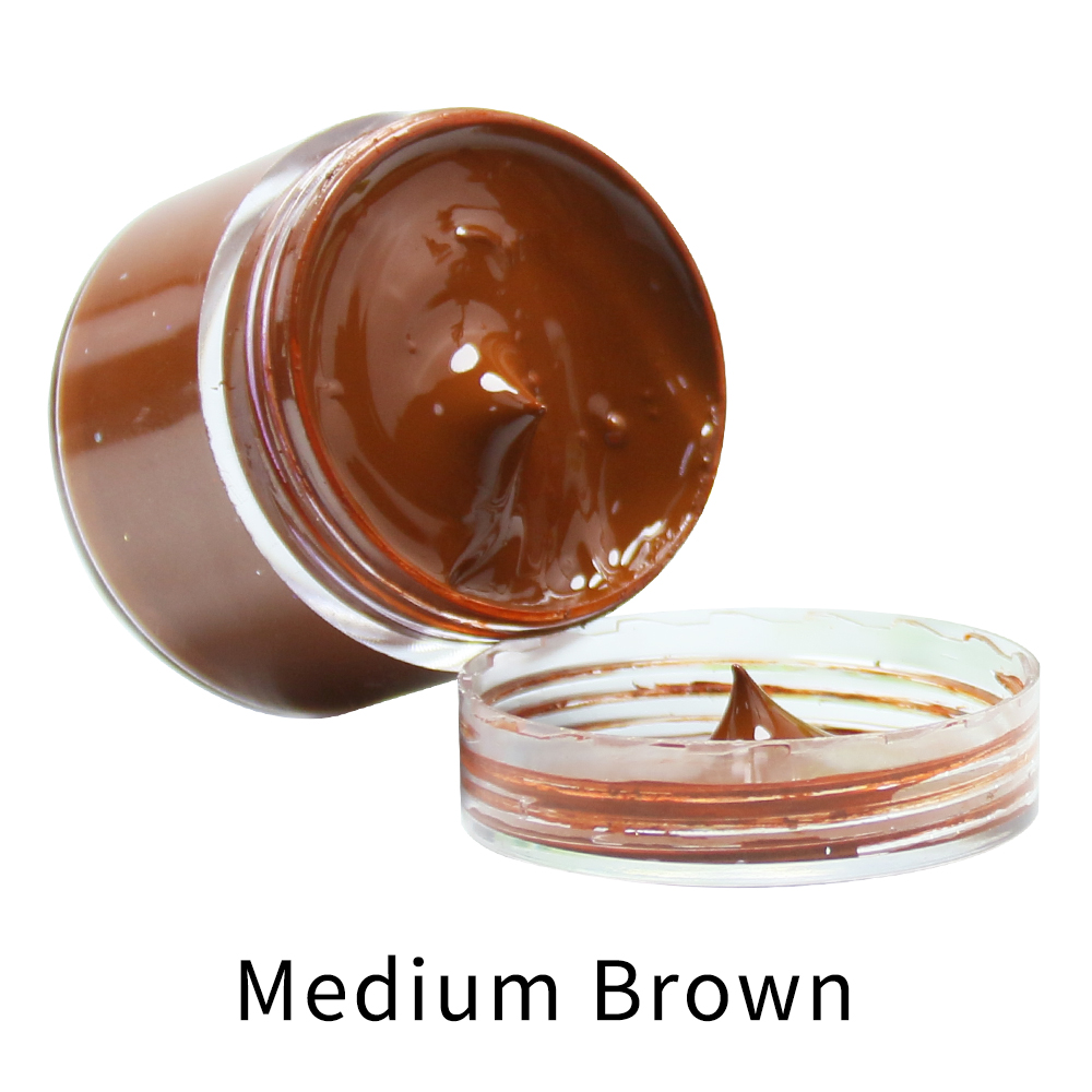 Leather Dye Finish - Medium Bruin Lederen Dye Verf Vette