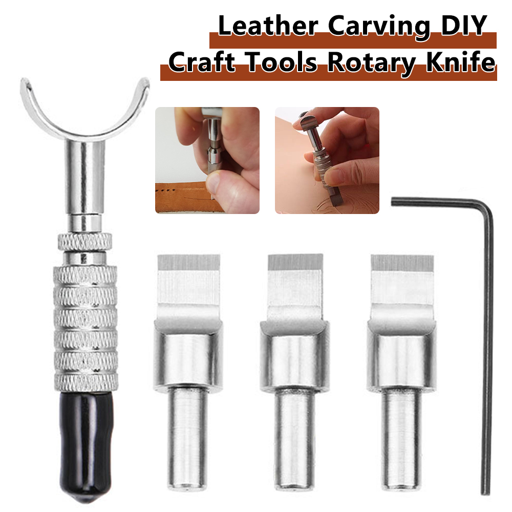 Swivel Knife Tool - Lederen snijwerk draaimes lederen ambachtelijke snijgereedschap