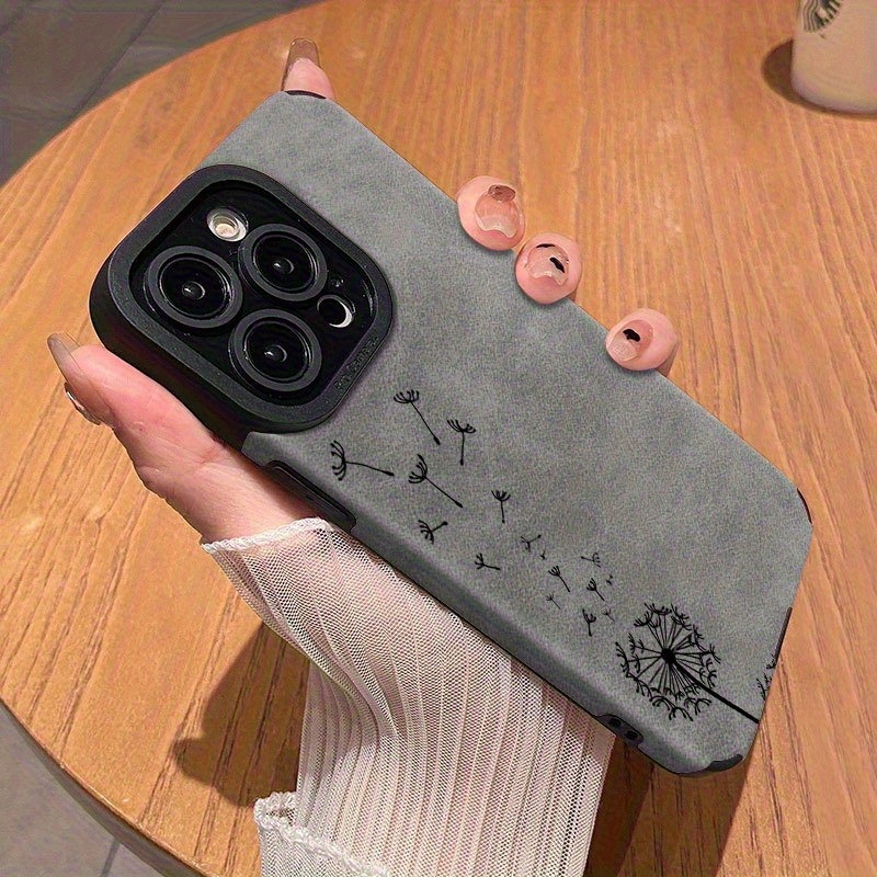 Leather X - Mode Siliconen Case Voor iPhone 17