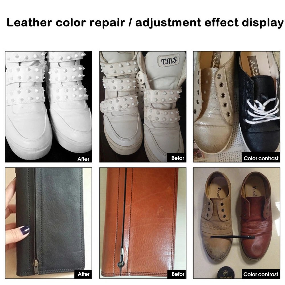 Lederreparatieset, kleurherste - Leather Dye Finish recensie en prijs