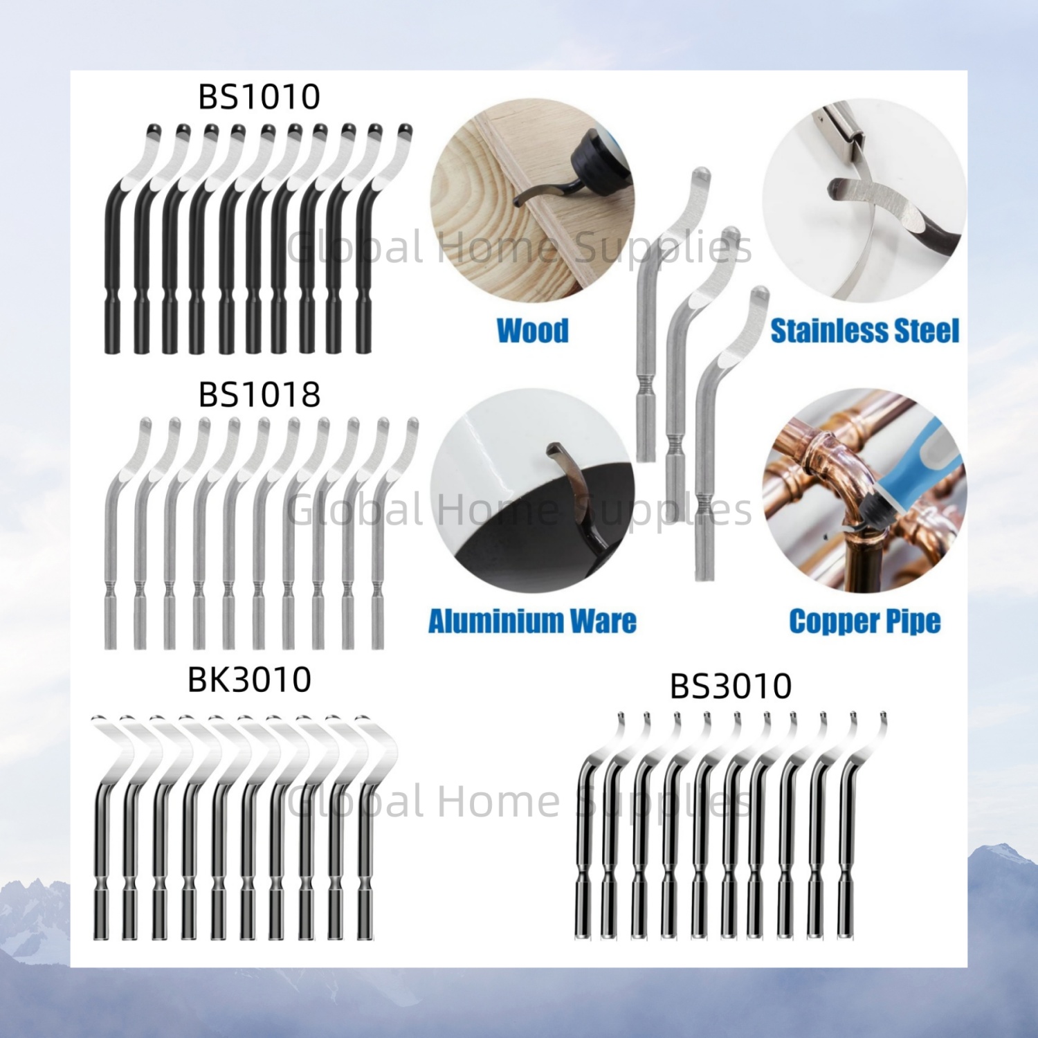 10 STKS Ontbraammessen BS1010  - Swivel Knife Tool recensie en prijs