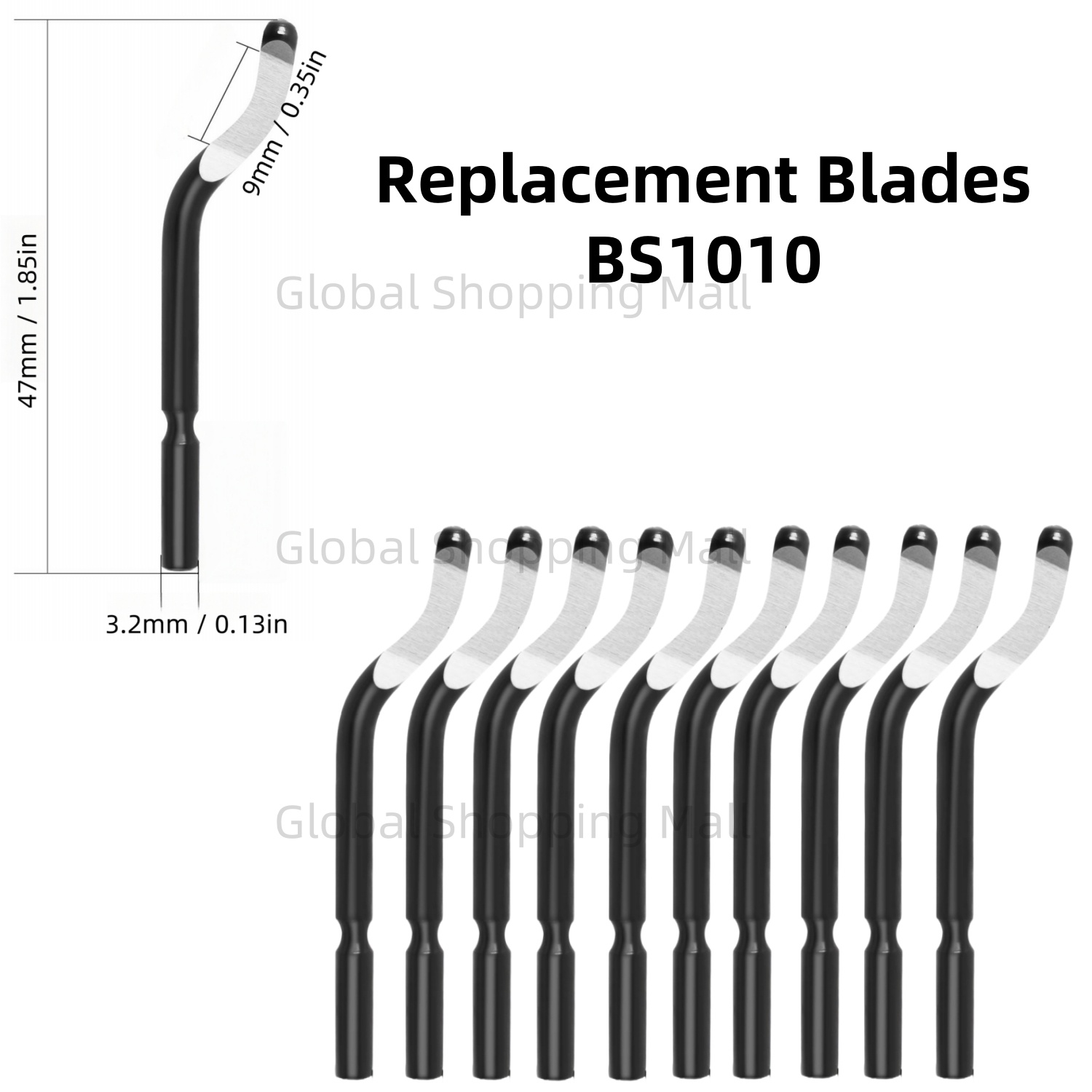 10 STKS Ontbraammessen BS1010  - Swivel Knife Tool recensie en prijs