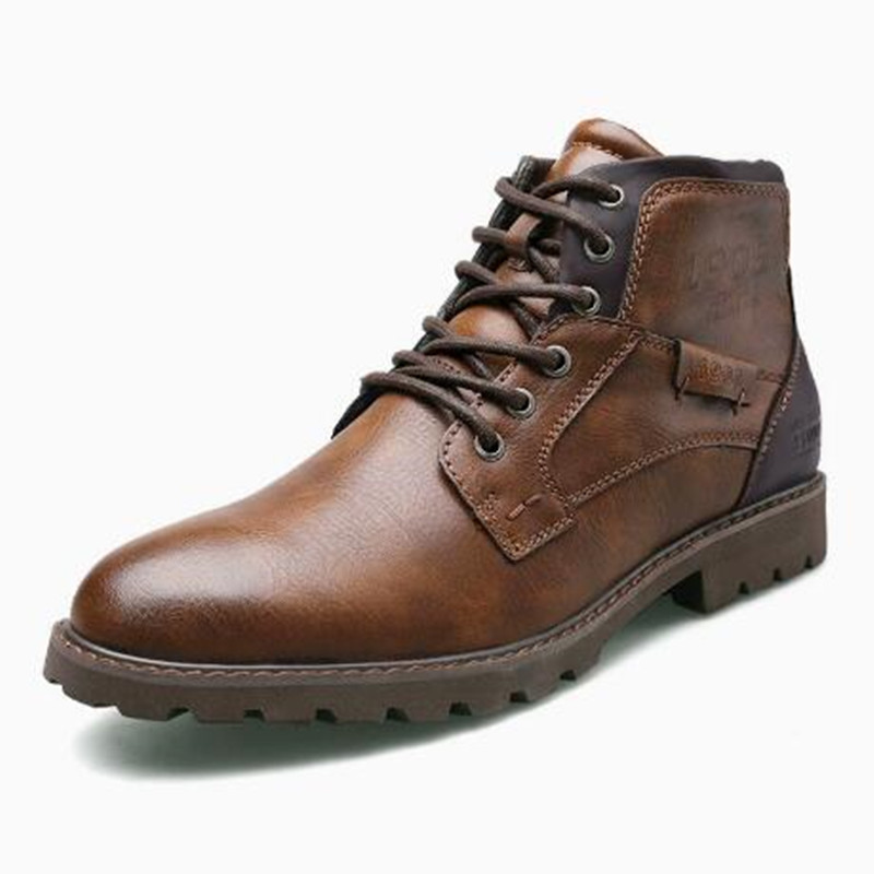 Leren heren enkellaarzen Grote - Leather Work Fabric recensie en prijs