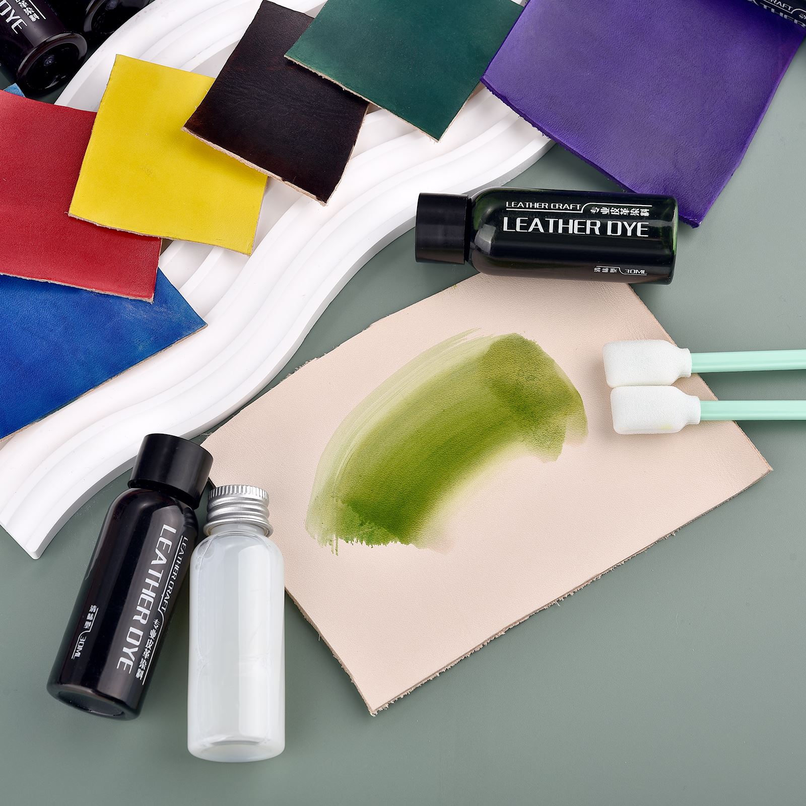 30 ml lederen randverf olieafw - Leather Dye Finish recensie en prijs