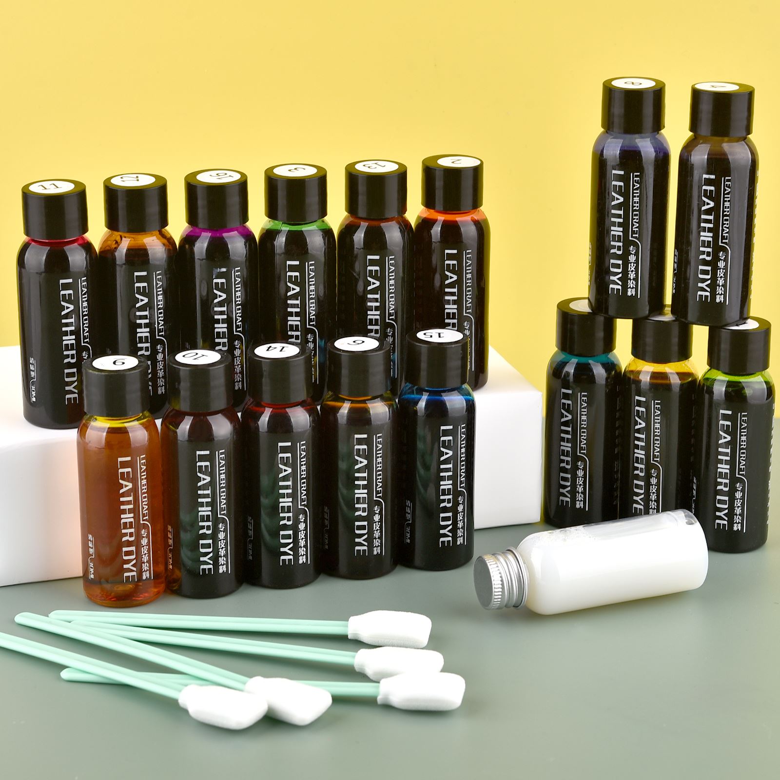30 ml lederen randverf olieafw - Leather Dye Finish recensie en prijs