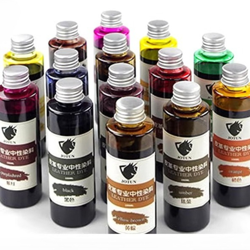 Lederkleurstof, DIY lederkunst - Leather Dye Finish recensie en prijs
