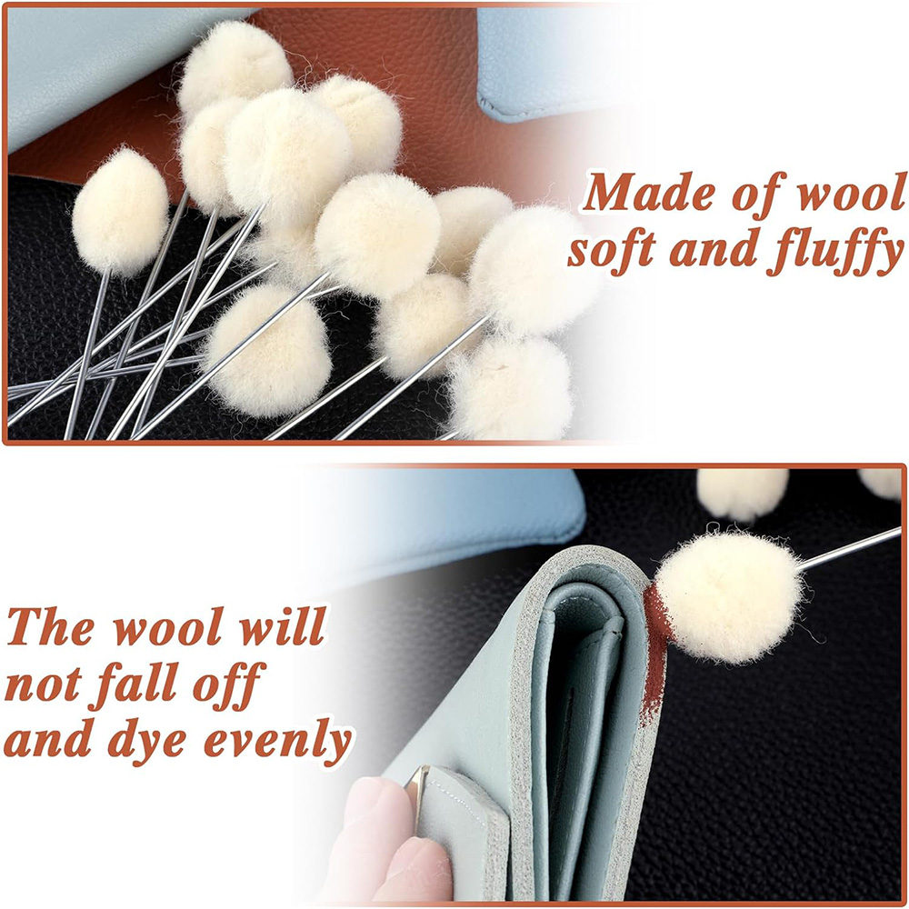 10/30 Stuks Leer Wol Ballen Sc - Leather Dye Finish recensie en prijs