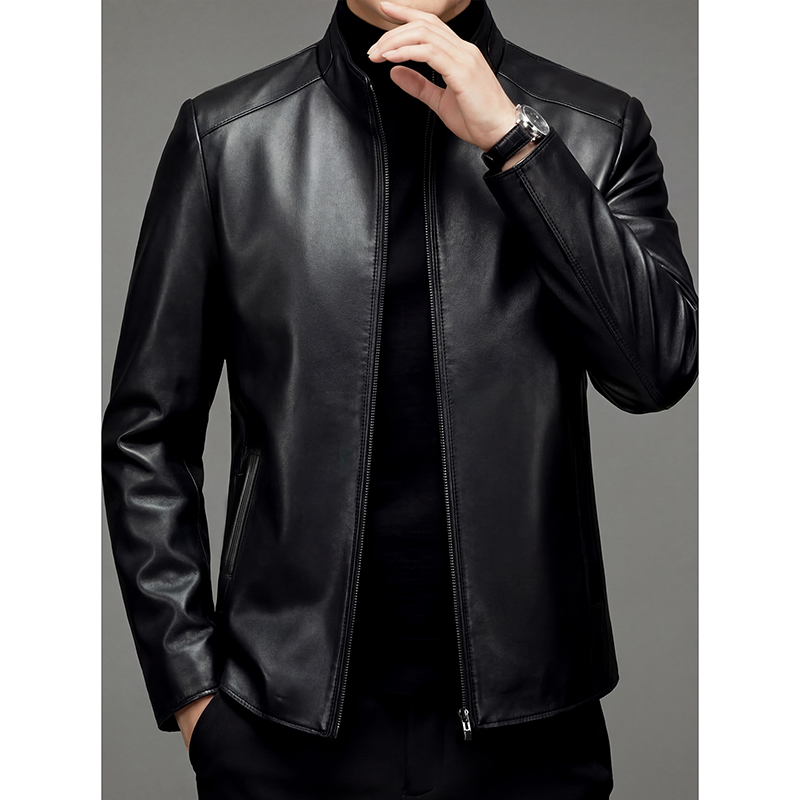 100% schapenvacht echt leer st - Leather Work Jacket recensie en prijs