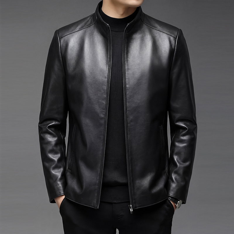 100% schapenvacht echt leer st - Leather Work Jacket recensie en prijs