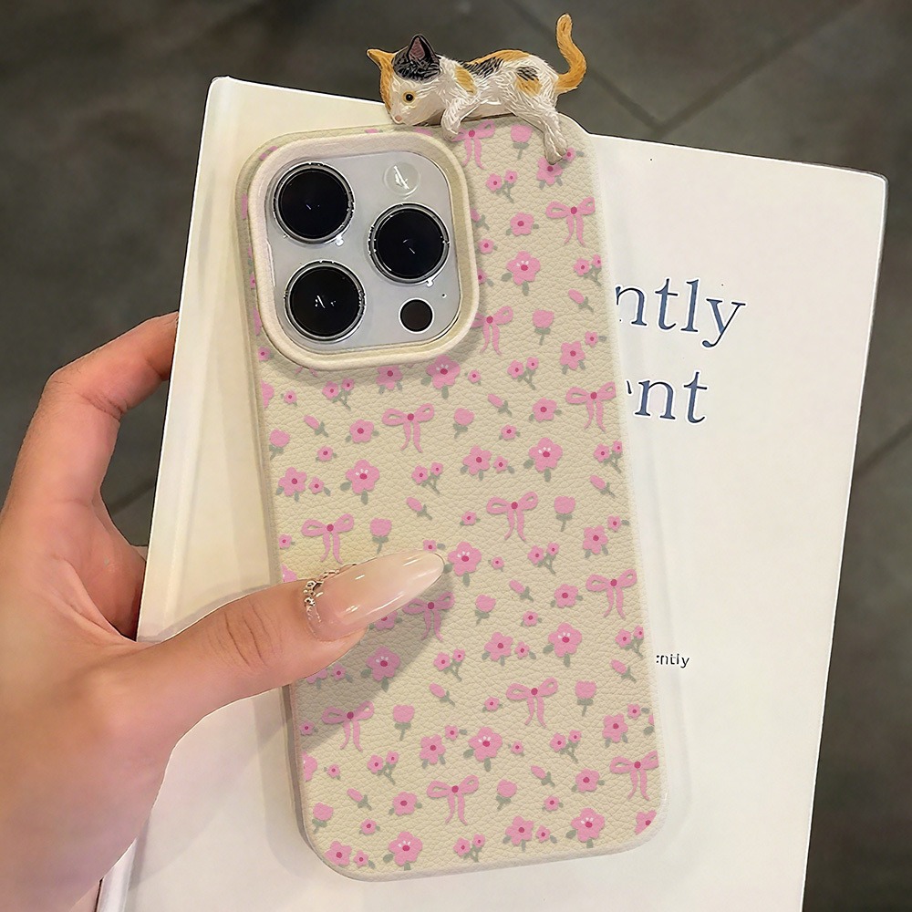 Schattig strik-bloemen hoesje  - Leather X recensie en prijs