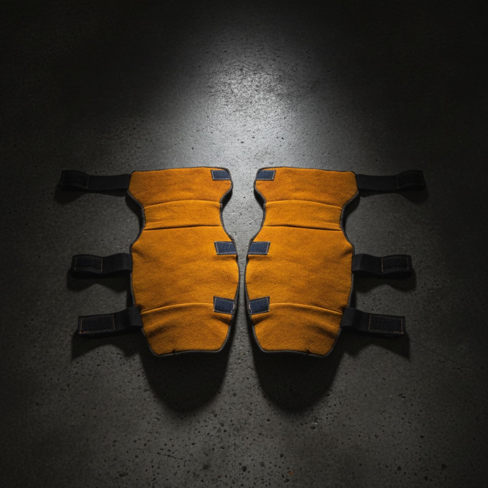 Zware kwaliteit las-kniebesche - Leather Work Knee Pads recensie en prijs