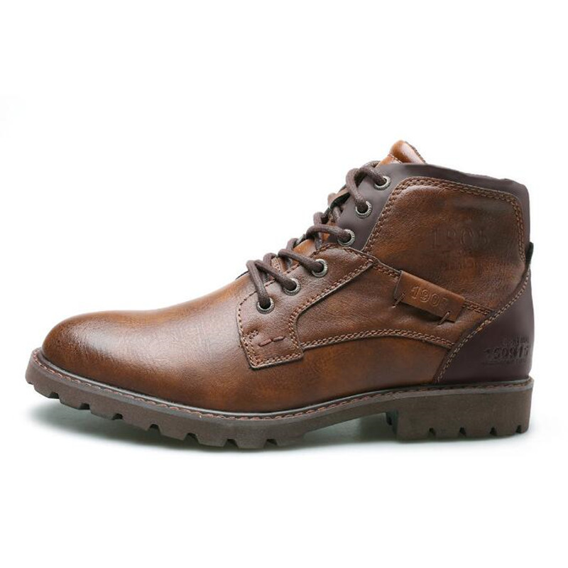 2026 Leren heren enkellaarzen  - Leather Work Fabric recensie en prijs