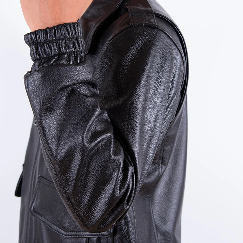 2024 Nieuwe Plus Size 8xl Here - Leather Work Jacket recensie en prijs