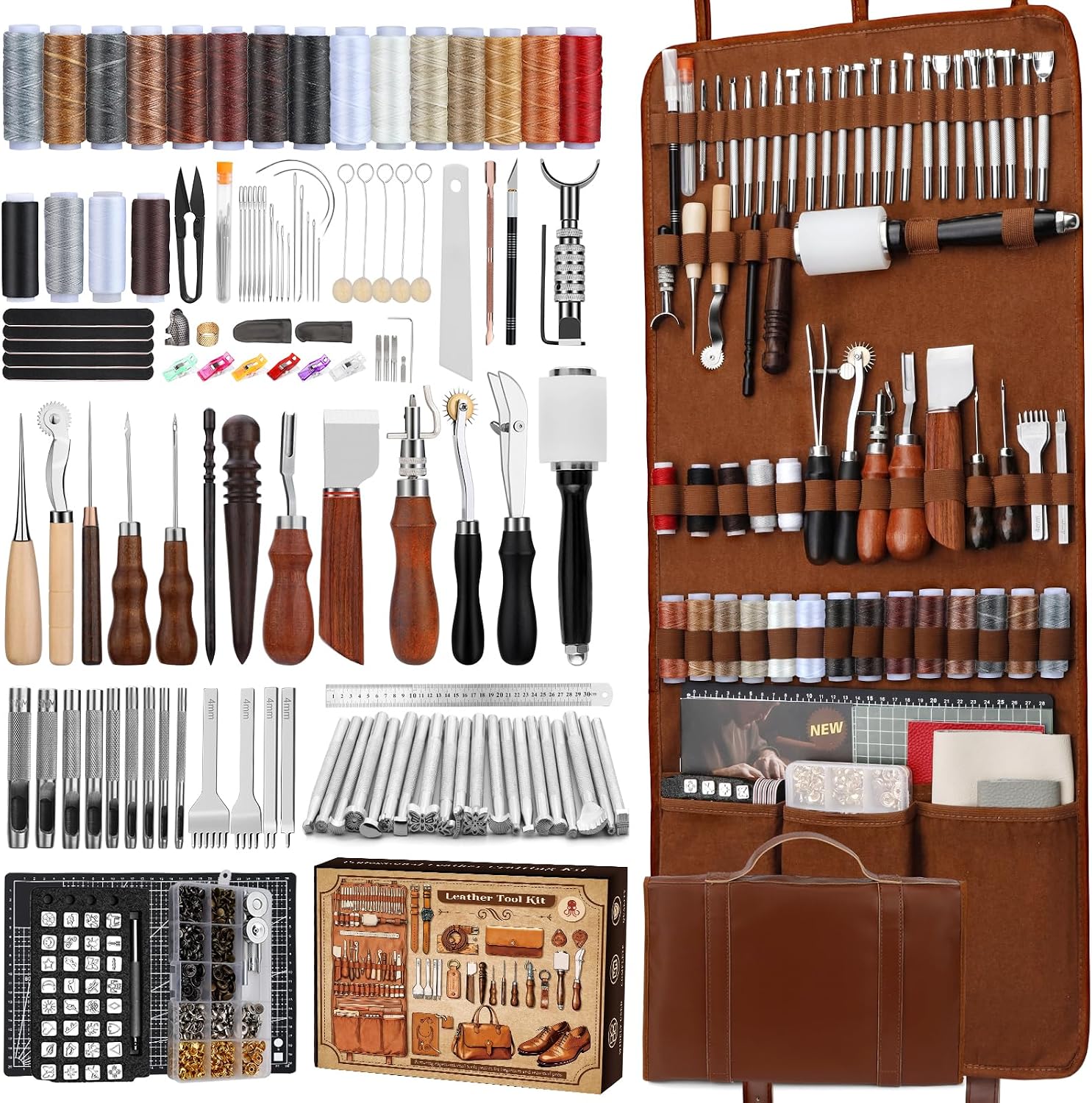 Lederbewerkingsset, lederbewer - Leatherwork Tools recensie en prijs