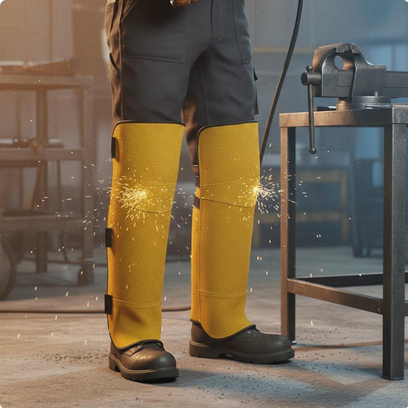 Lassersgaiters Kniebeschermers - Leather Work Knee Pads recensie en prijs
