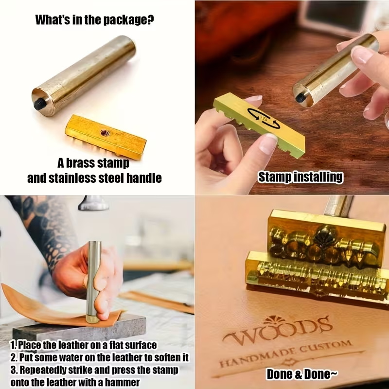 Aangepaste LOGO Hamerstempel - - Leatherwork Hand Press recensie en prijs
