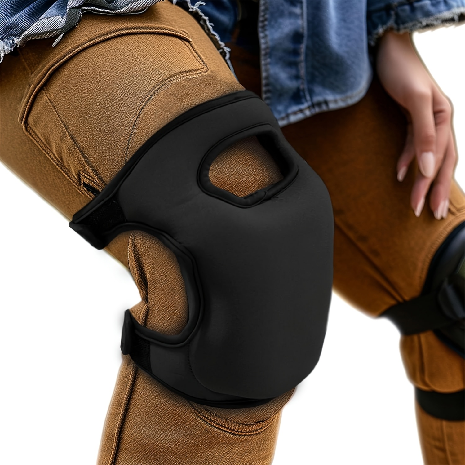 2 stuks extra dikke traagschui - Leather Work Knee Pads recensie en prijs