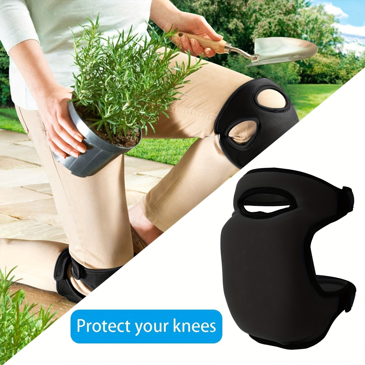 2 stuks extra dikke traagschui - Leather Work Knee Pads recensie en prijs