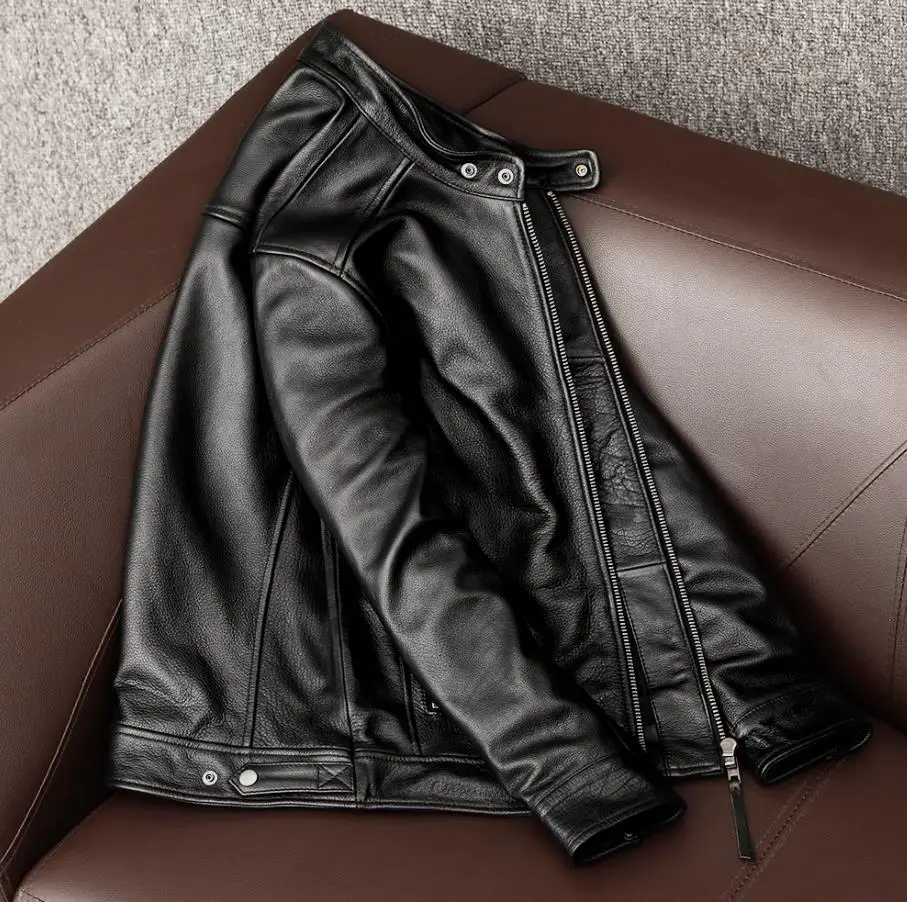Wholes.100 % Echte Koeienhuid  - Leather Work Jacket recensie en prijs