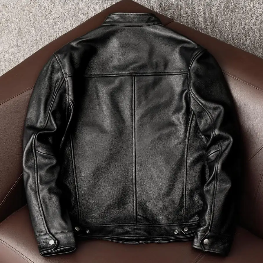 Wholes.100 % Echte Koeienhuid  - Leather Work Jacket recensie en prijs